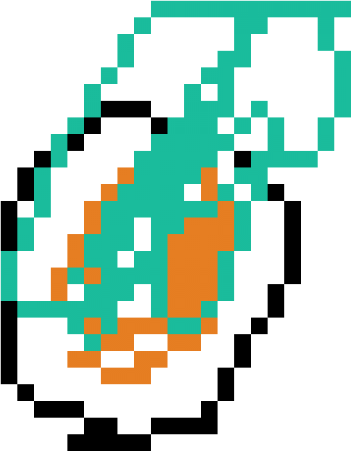 Mr Meeseeks - Pixel Art (1200x1200), Png Download