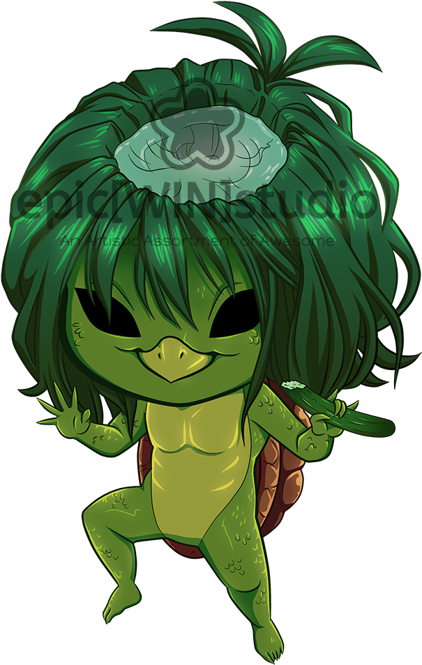Kappa (645x992), Png Download