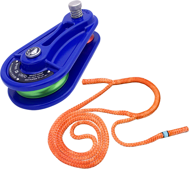 Block/sling Combo<br>for 3/4" Rope - Isc Medium Cast Pulley For 19mm Rope (rp055) (663x593), Png Download