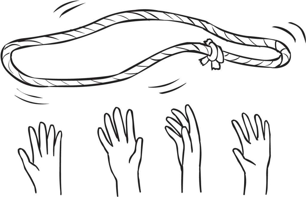 Pizza Toss - Rope (1024x768), Png Download