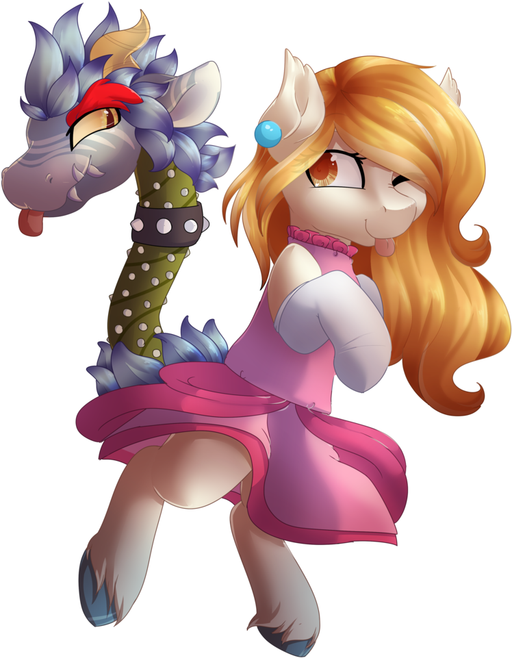 Rue-willings, Bowser, Clothes, Cosplay, Costume, Dress, - Cartoon (801x1024), Png Download