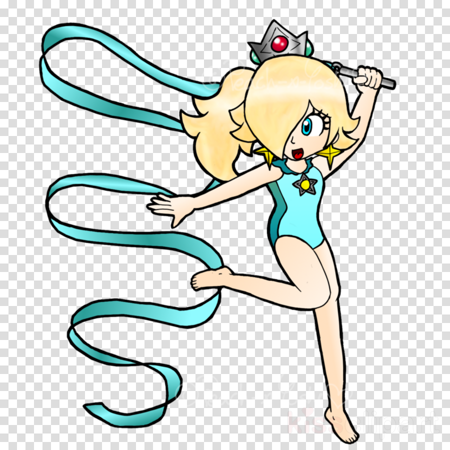 Peach Clipart Princess Peach Yoshi Rosalina - Super Mario Daisy Gym Ritmic (900x900), Png Download