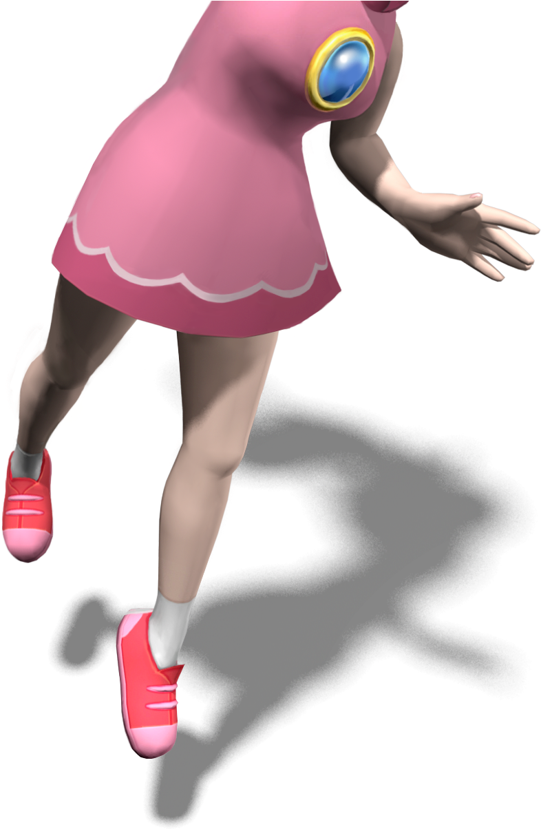 Princess Peach Artwork - Peach Mario Power Tennis (816x1203), Png Download