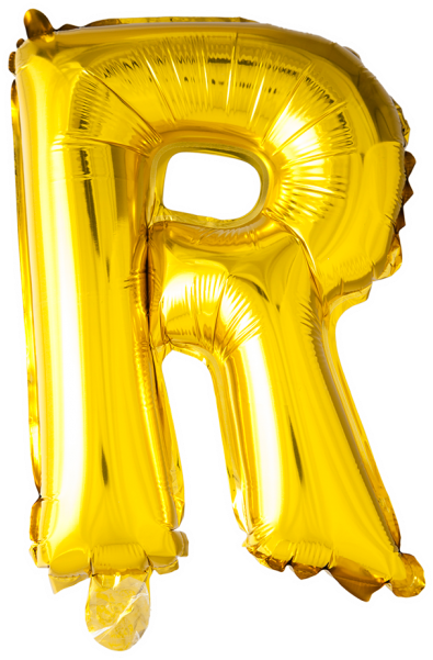 Folie Letter Ballonnen R (650x650), Png Download