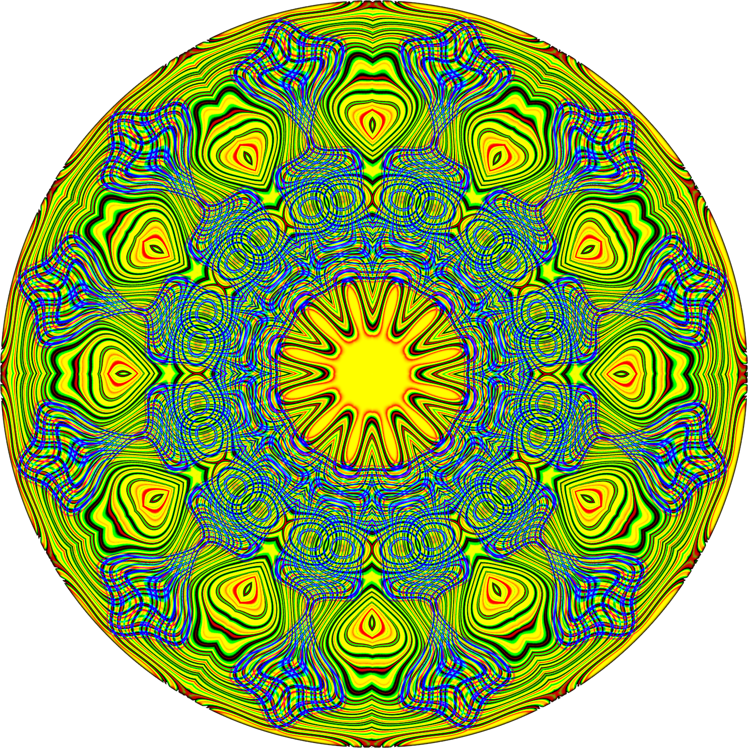Kaleidoscope Maker - Circle (1489x1489), Png Download