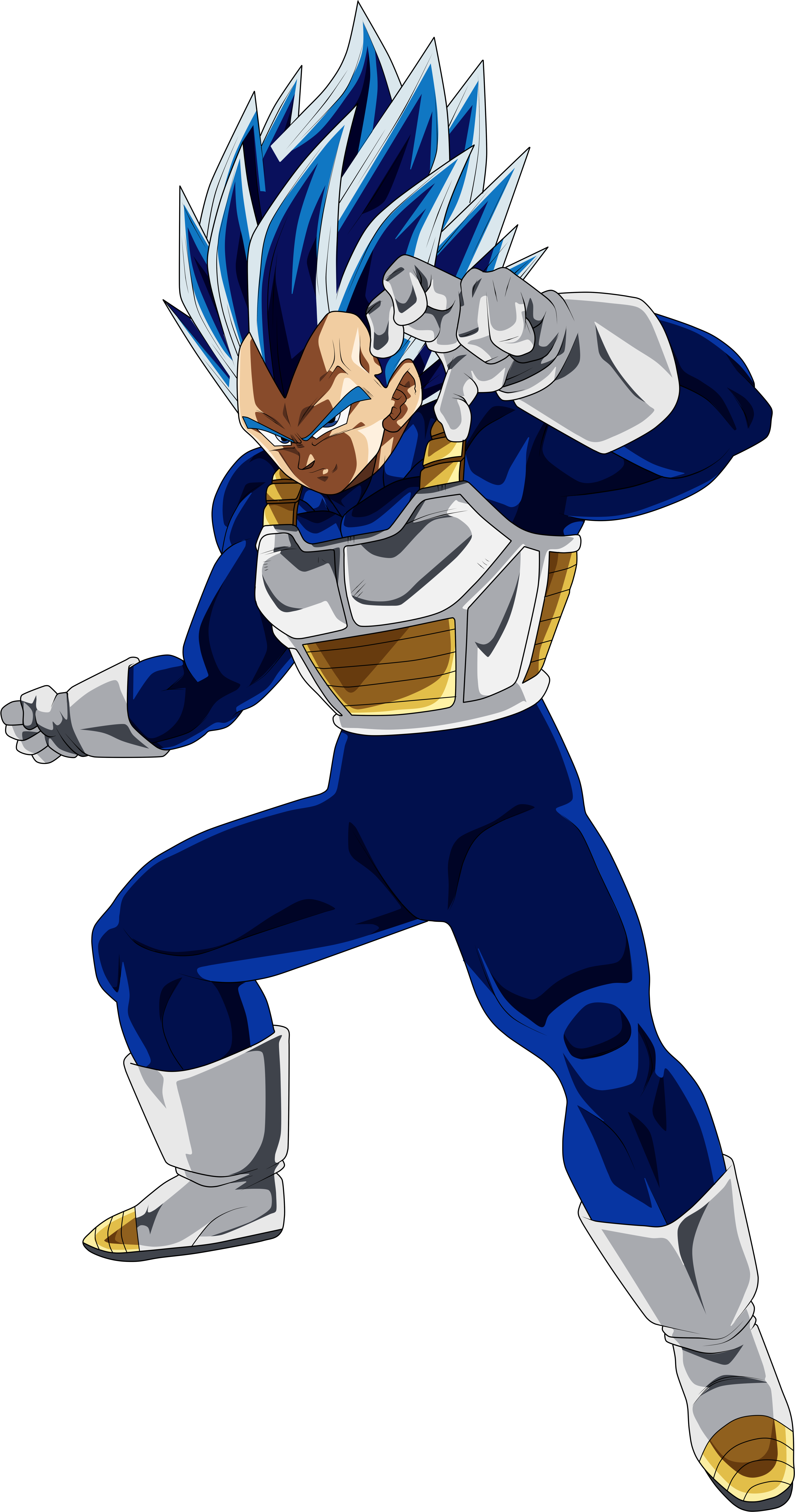 Vegueta Super Saiyajin Blue Evolution Imagenes Guardadas, - Vegeta Blue Evolution Png (4350x8000), Png Download