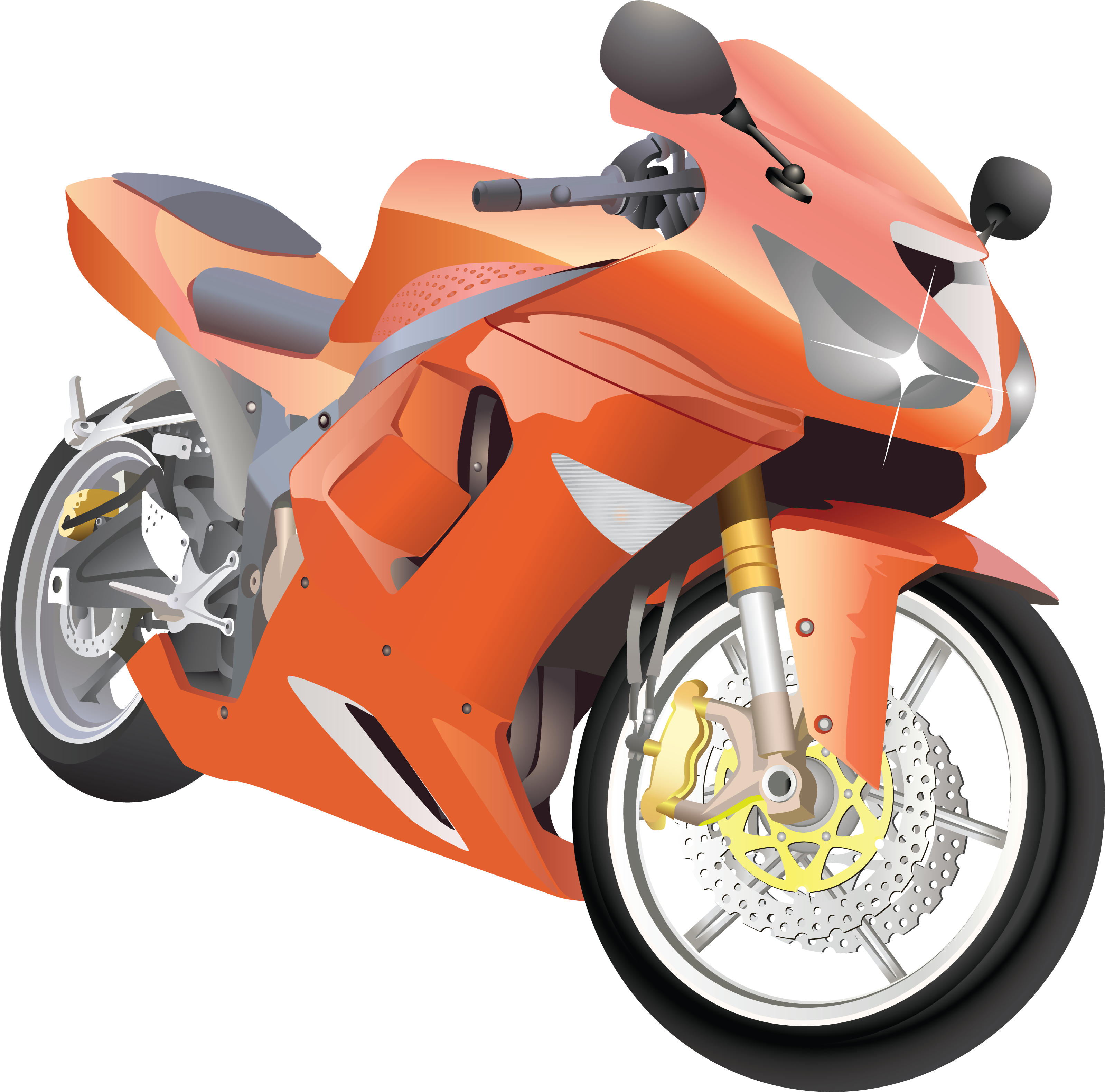 Color Ninjaface - Carolina Hardware And Decor, Llc Red Motorcycle Wallplate (3500x3500), Png Download