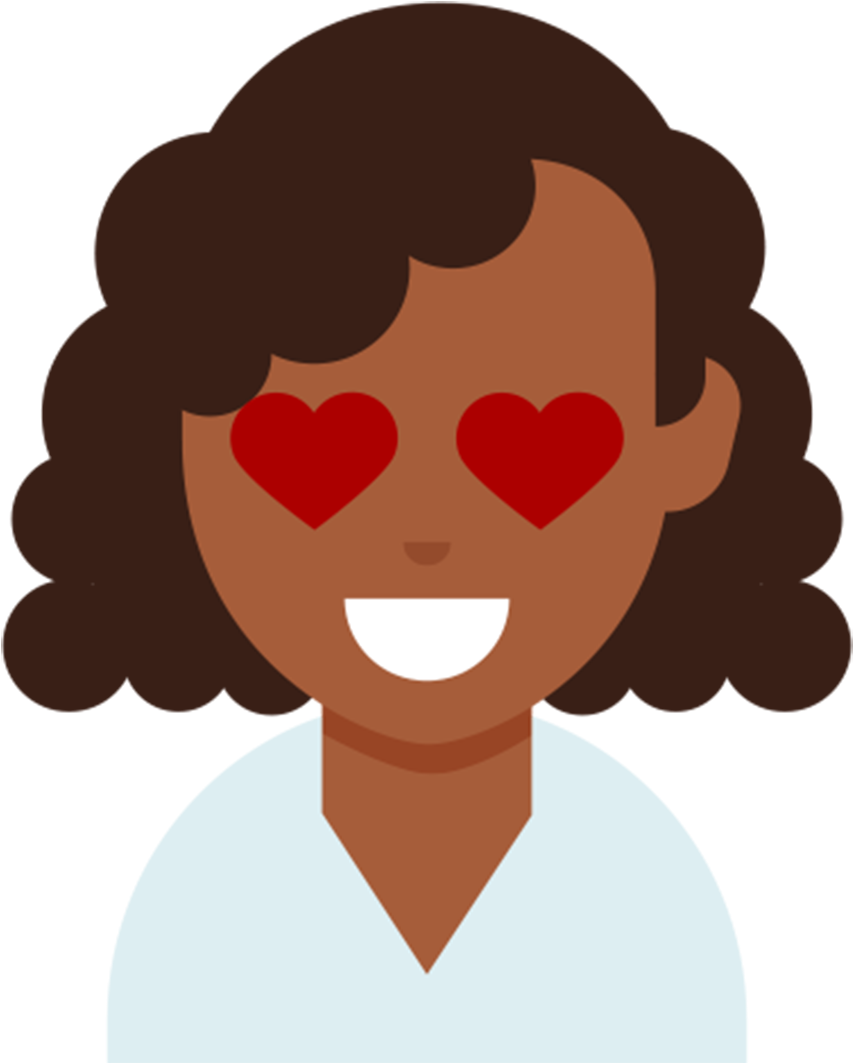 The Humour Issue - Curly Hair Emoji (1200x1200), Png Download