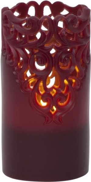 Led Pillar Candle Clary - Candle (600x600), Png Download