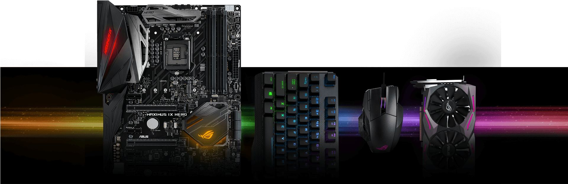 Outshine The Competition - Asus Maximus Ix Hero, Z270 Lga1151, Atx (1920x790), Png Download