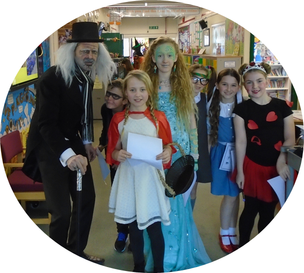 Red Nose Day And World Book Day - Crownfield Junior School Year 1 (618x554), Png Download