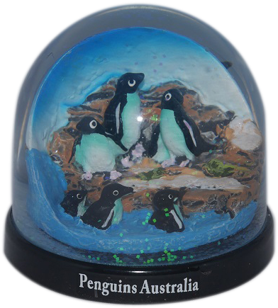 Polystone Figure Large Penguin Water Ball - Yoda (1000x750), Png Download