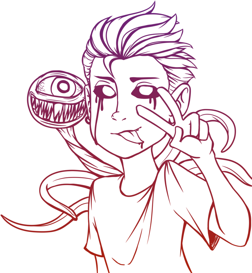 Collaboration Drawing Face - Jpeg (865x923), Png Download