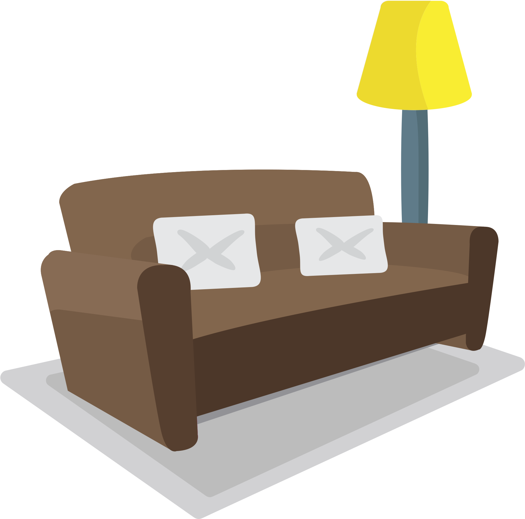 Open - Couch Emoji (2000x2000), Png Download