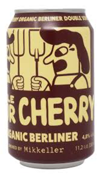 Mikkeller Double Sour Cherry Organic Berliner - Berliner Weisse (600x600), Png Download