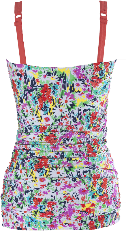 Ruched Bandeau - Swim Brief (437x800), Png Download