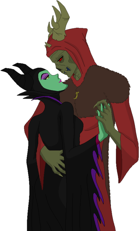 I Think Maleficent And The Horned King Would Make An - Maleficent And The Horned King (462x750), Png Download