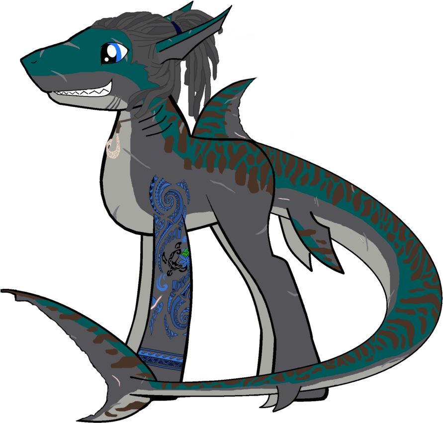 Blue Eyes, Countershading, Dreadlocks, Hei Matau, Hybrid, - Cartoon (995x1024), Png Download