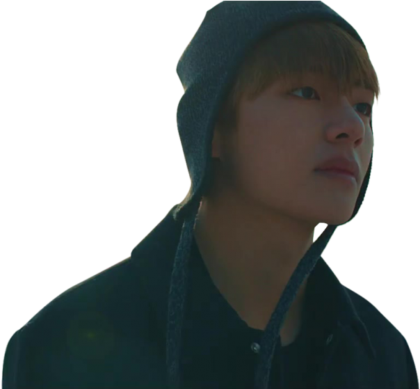 Taehyung Hat Spring Day (700x558), Png Download