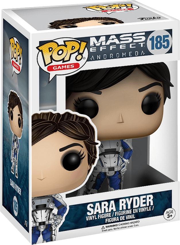 Mass Effect - Mass Effect: Andromeda Sara Ryder Pop! Vinyl Figure (627x853), Png Download