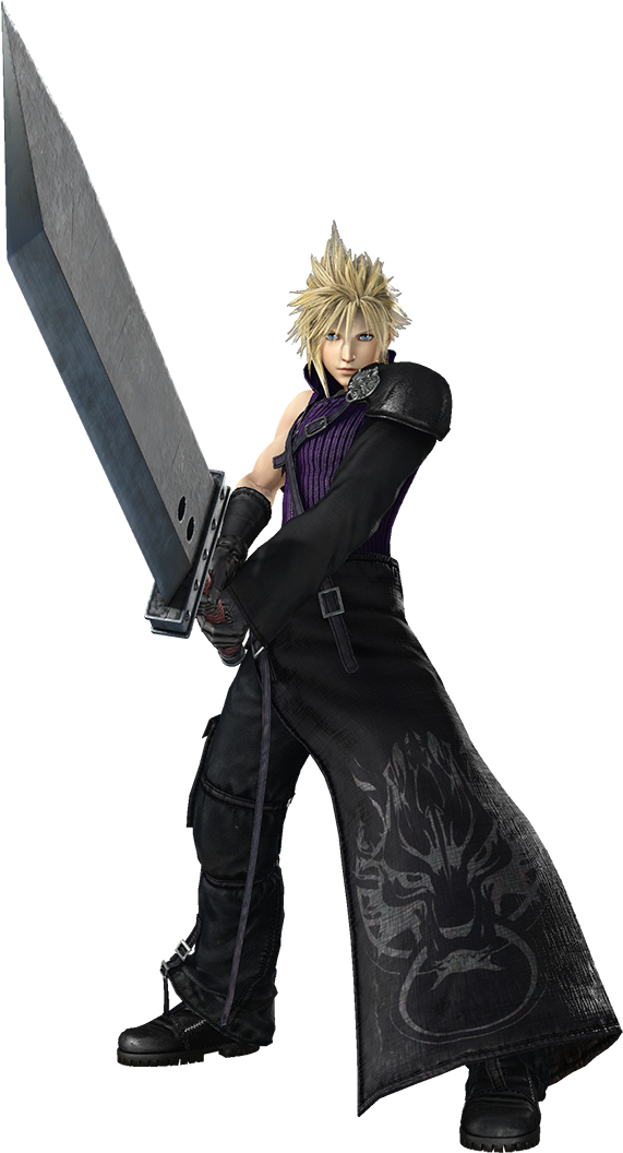 Dff2015 Cloudy Wolf C - Cloudy Wolf Cloud Strife (646x1080), Png Download