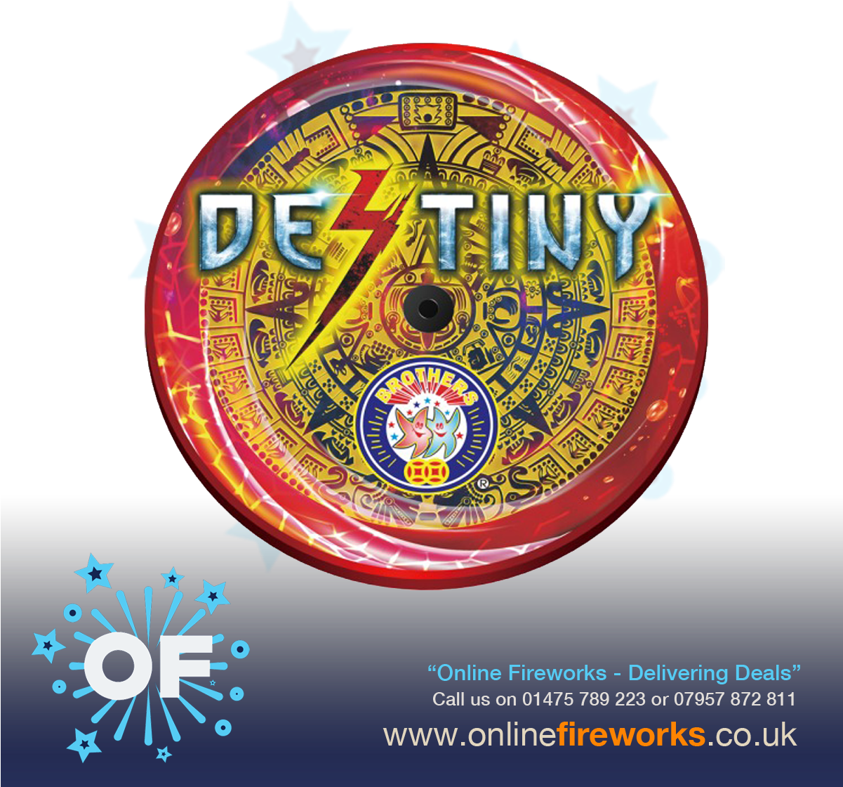 Destiny By Brother Pyrotechnics From Online Fireworks - Brother Firework (1200x1200), Png Download