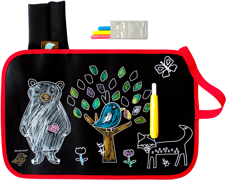 Next - Jaq Jaq Bird Chalk Color & Doodle Mat - Friends (1024x682), Png Download