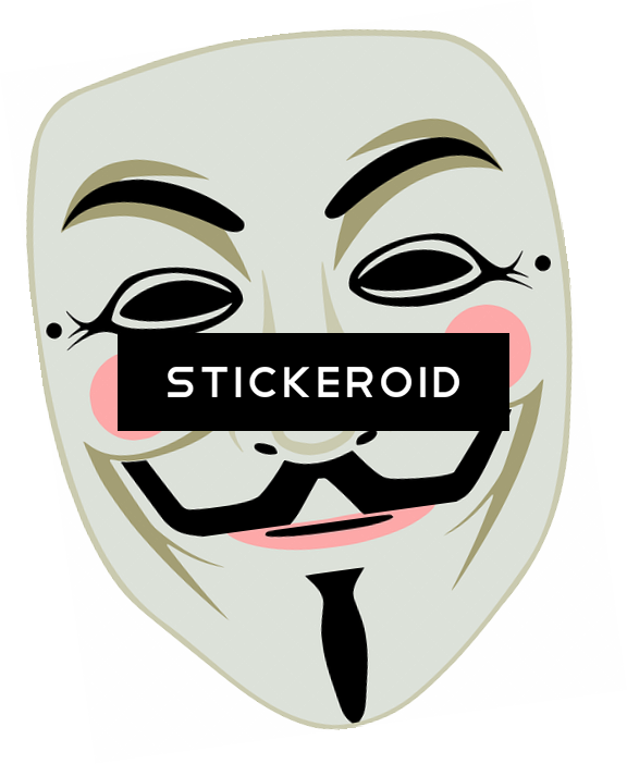 Anonymous Mask - Vendetta Mask Queen Duvet (576x702), Png Download