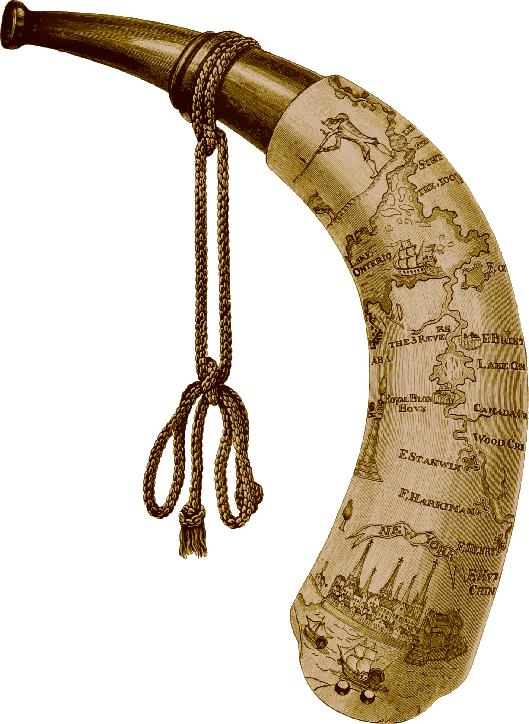 Horn - Clipart (1754x2400), Png Download