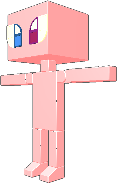 Pink Guy - Parallel (768x768), Png Download