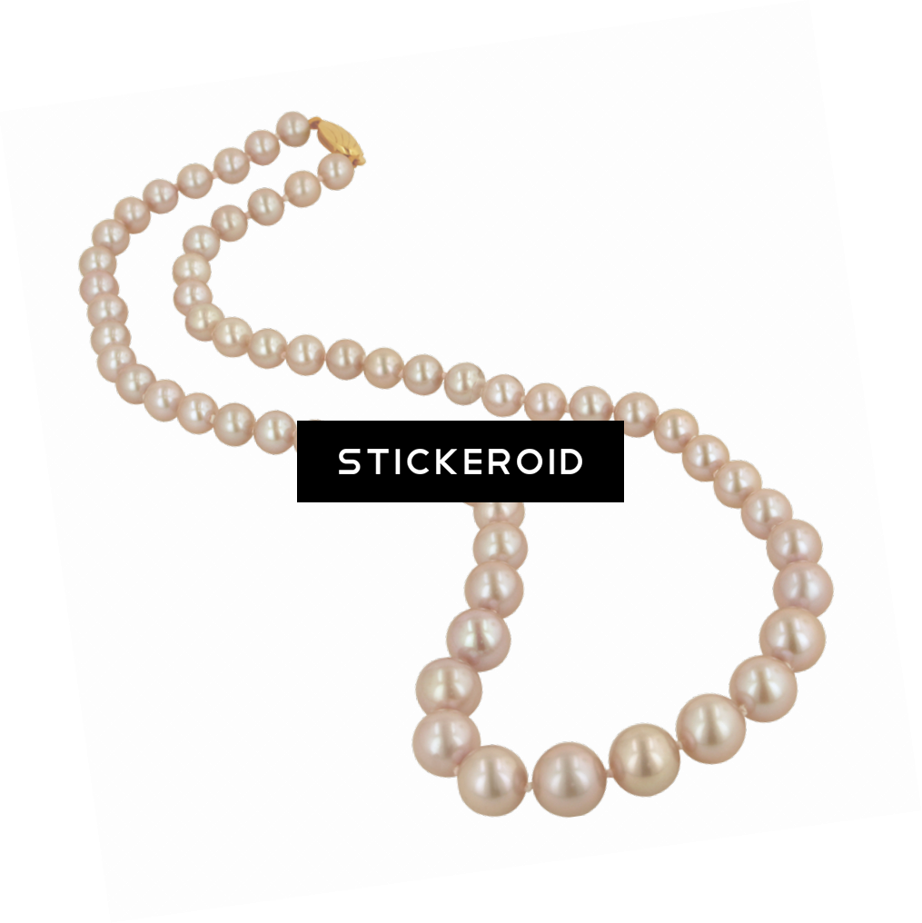 Pearl Pearls - Pearl Necklace Cartoon (1015x1016), Png Download