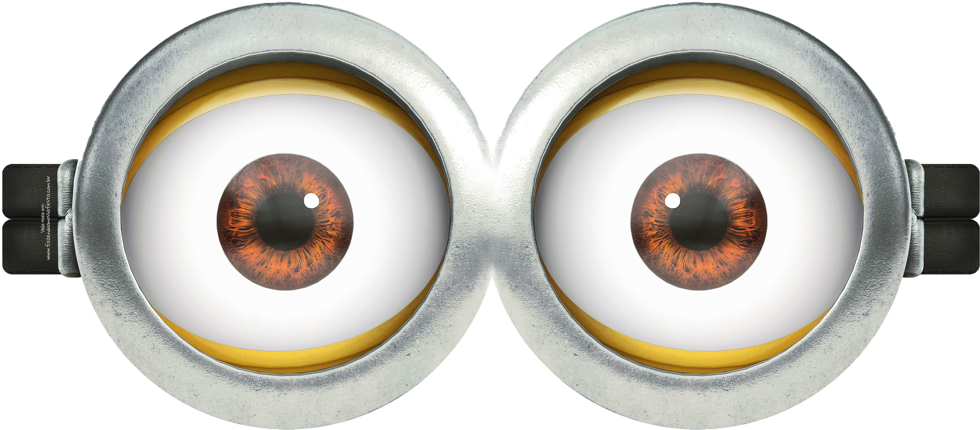 Minion Eyes Png Clipart Transparent Stock - Despicable Me 2 Beverage Napkins (16-piece) (3508x2480), Png Download