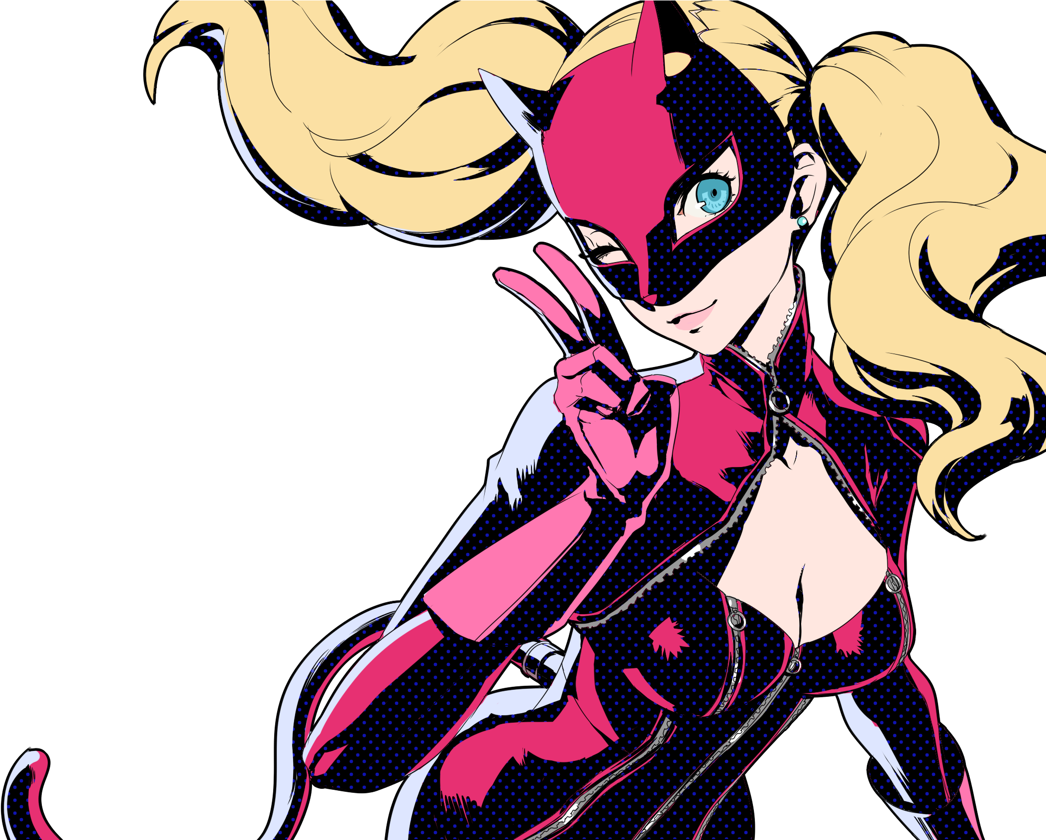 Download Png - Persona 5 Art Ann (3000x1688), Png Download