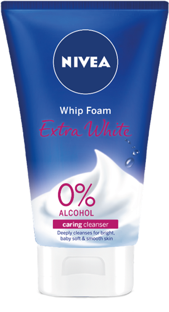 With Whip Foam Technology & 3x Richer Moisturizers, - Nivea Acne Clear Whip Foam (1010x1180), Png Download