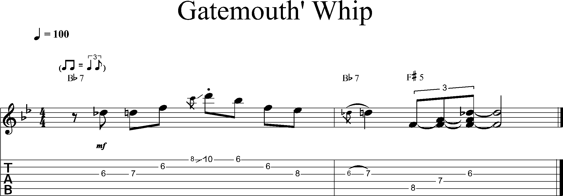 082 Gatemouth Whip - Competition Poster (2216x820), Png Download