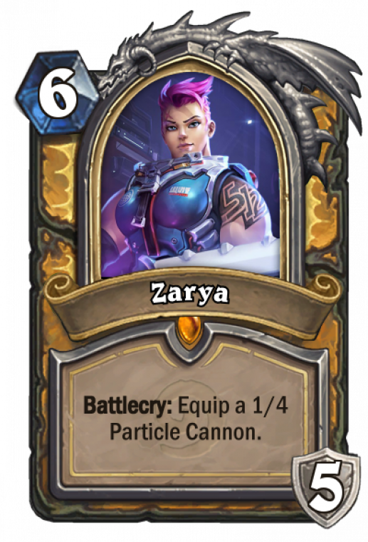 Az Overwatch Hősei Hearthstone-kártyákként Is Megállnák - Hearthstone Custom Hero Cards (517x760), Png Download