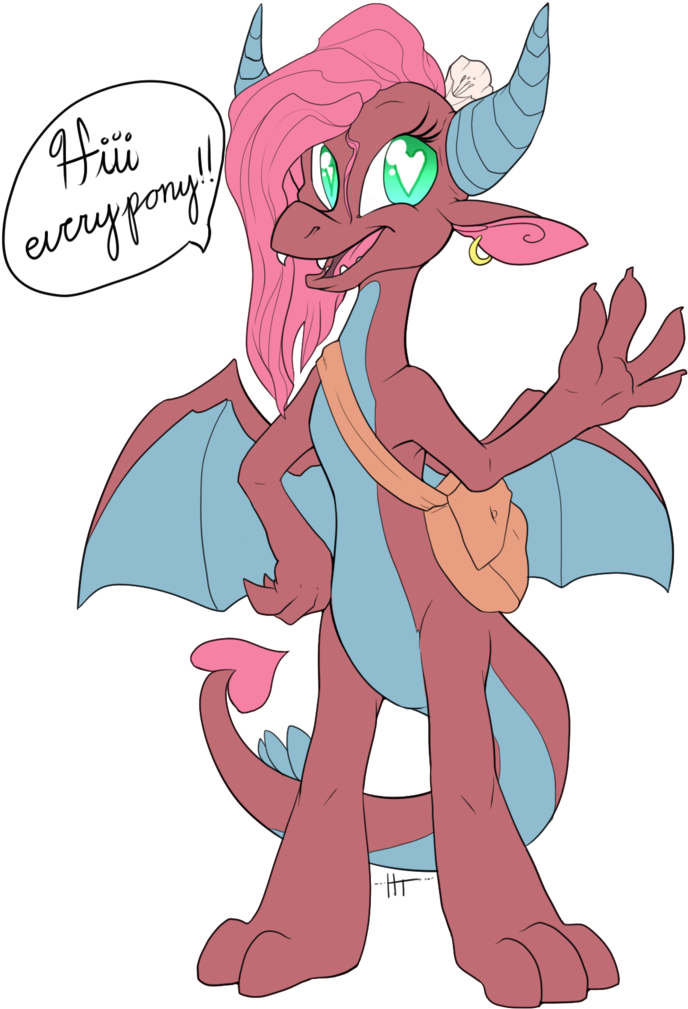 Hellticket, Ask-mina, Bag, Claws, Dragon, Dragoness, - Comics (904x1024), Png Download