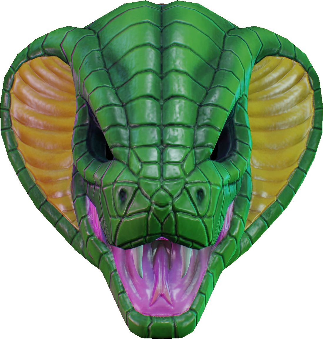 Snake Mask (1283x1260), Png Download