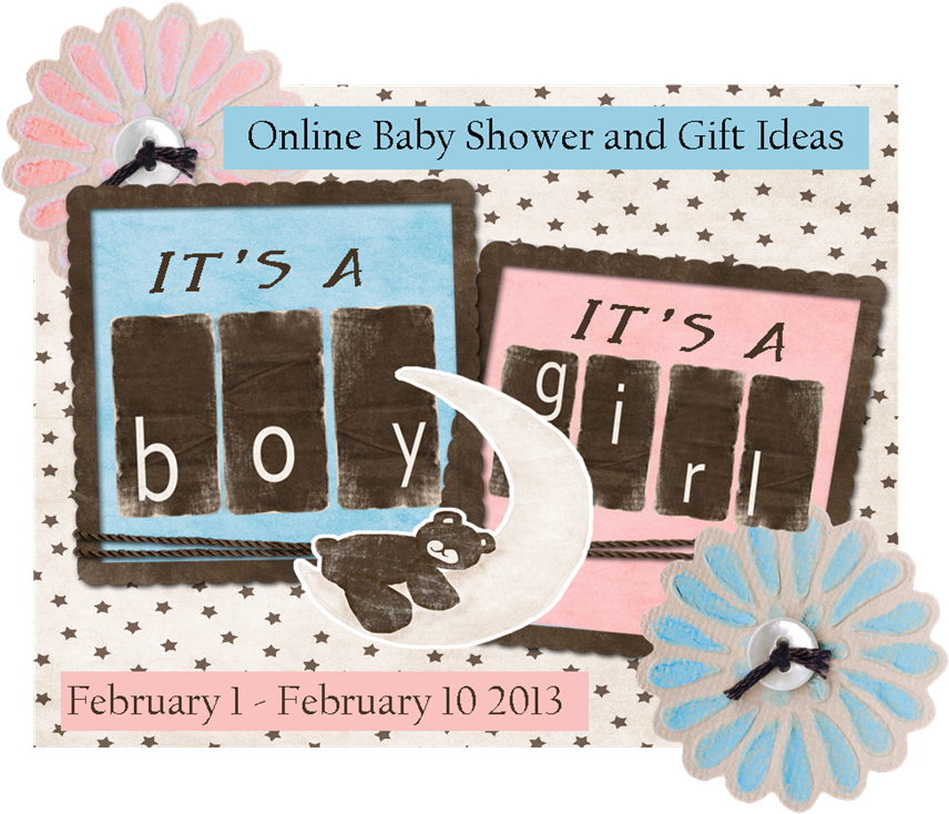 Its A Boy And Its A Girl Online Baby Shower And Gift - Baby Shower (888x768), Png Download