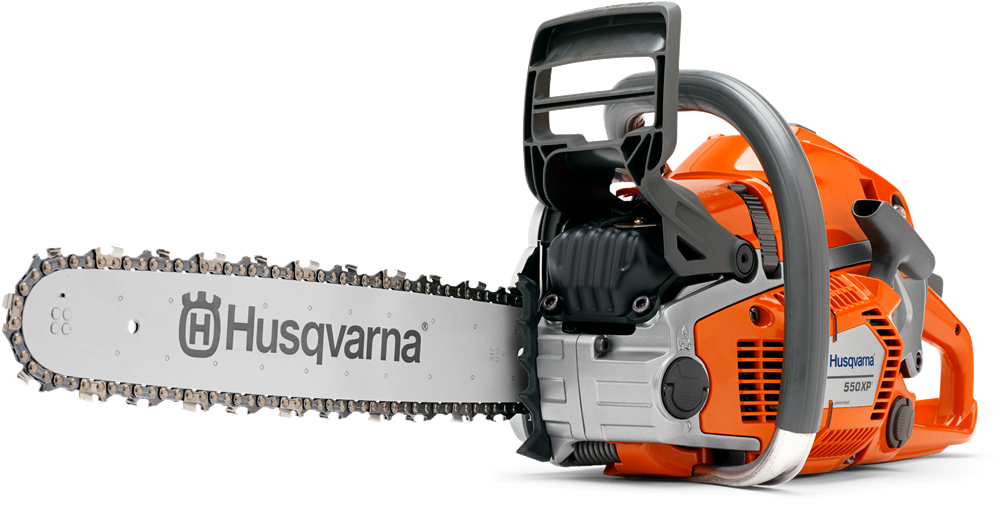 Banner Black And White Library Chainsaw Transparent - Husqvarna 550 Xp (1200x627), Png Download