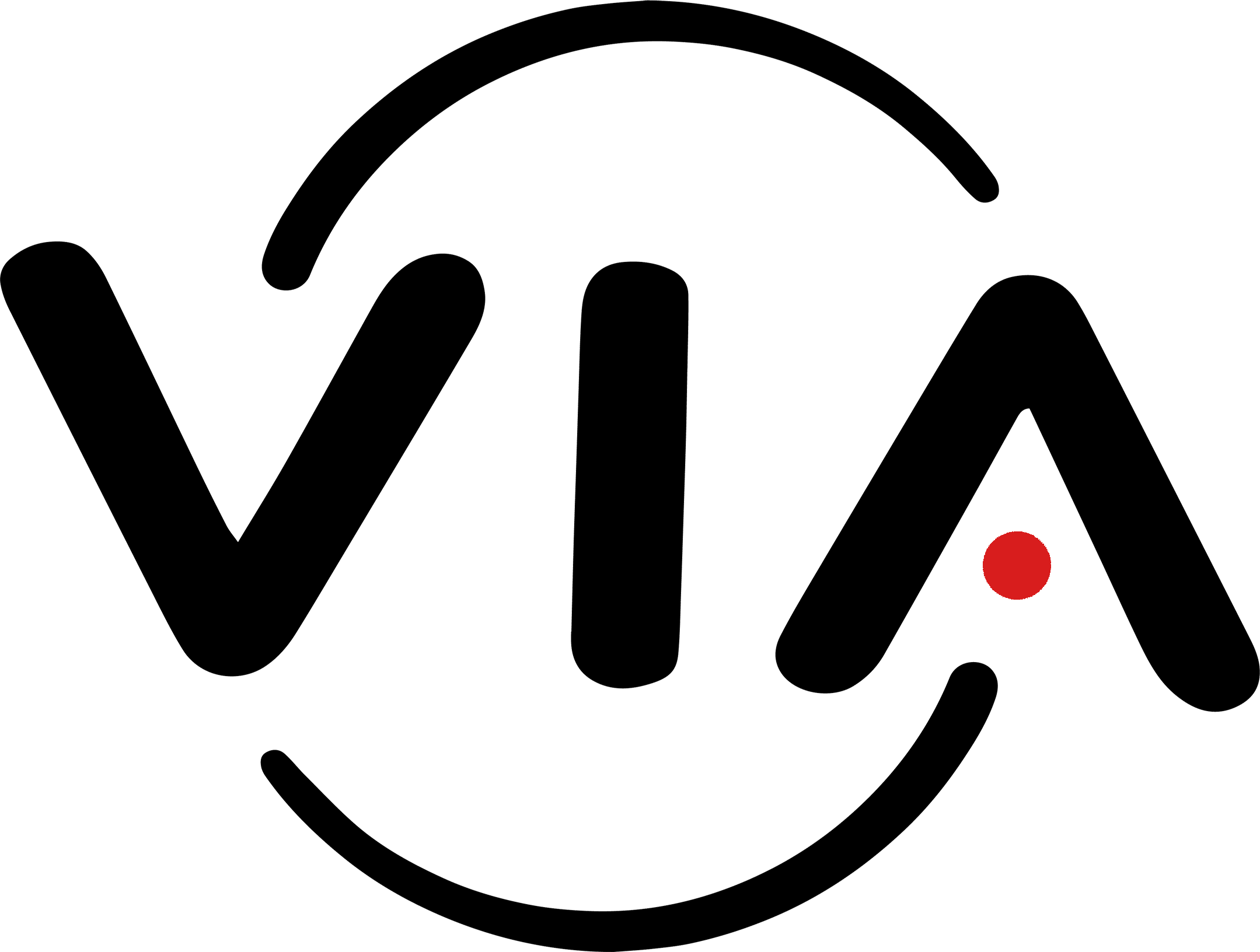 Via Red Dot Big - Via Centrale Réseaux (2159x1632), Png Download
