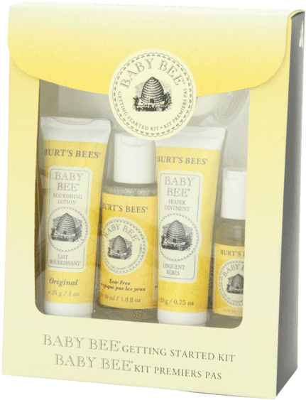Burt's Bees Baby Bee Getting Started Gift Set - Burt's Bees - Baby Bee Getting Started Kit - 5 Pieces (570x570), Png Download
