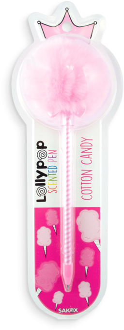 Scented Lollypop Pen - Sakox Scented Lollypop Pen - Cotton Candy By International (800x800), Png Download