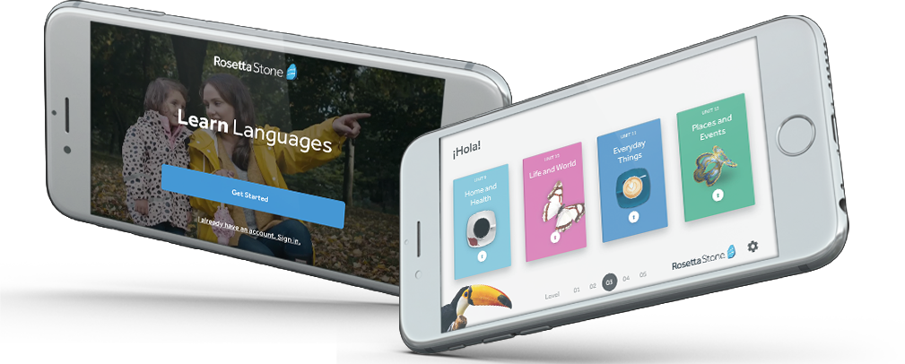 How Rosetta Stone Transformed Old-school Loyalty Into - Iphone (1009x406), Png Download