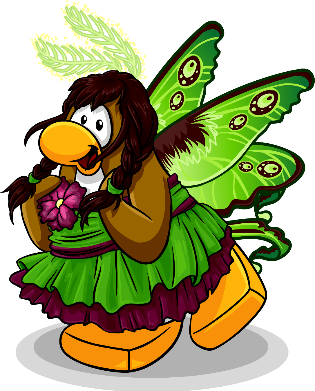 Bonnie The Moth - Club Penguin (1086x1348), Png Download