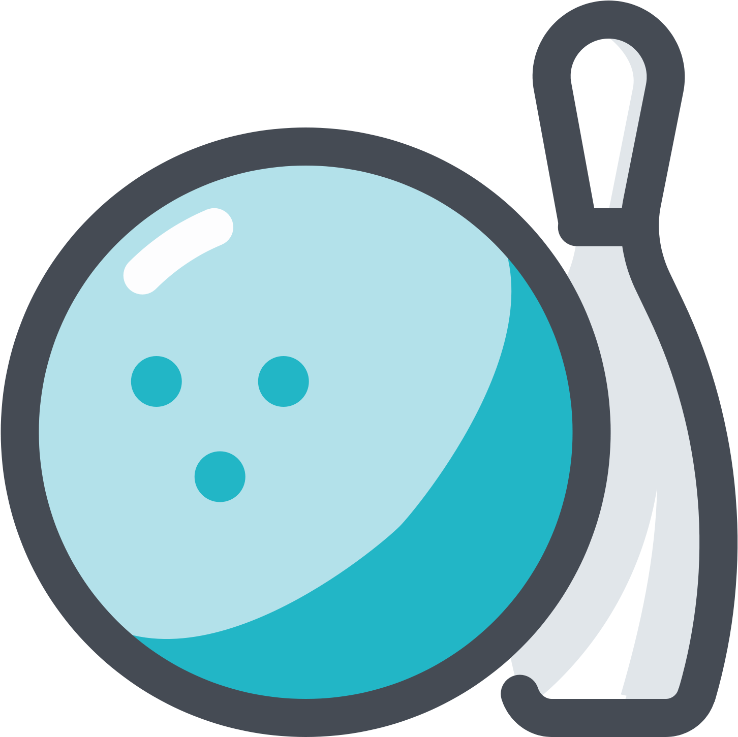 Download There Is A Bowling Ball With 3 Holes In It Sitting Bowling