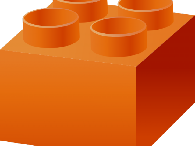 Lego Clipart Orange - Toy (640x480), Png Download