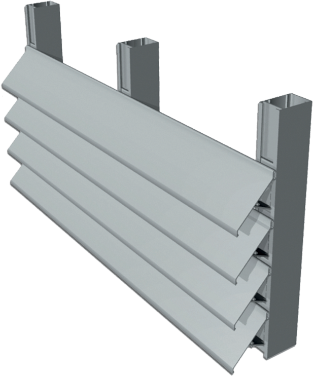 Façade Cladding - Lama 100 Technal (800x800), Png Download