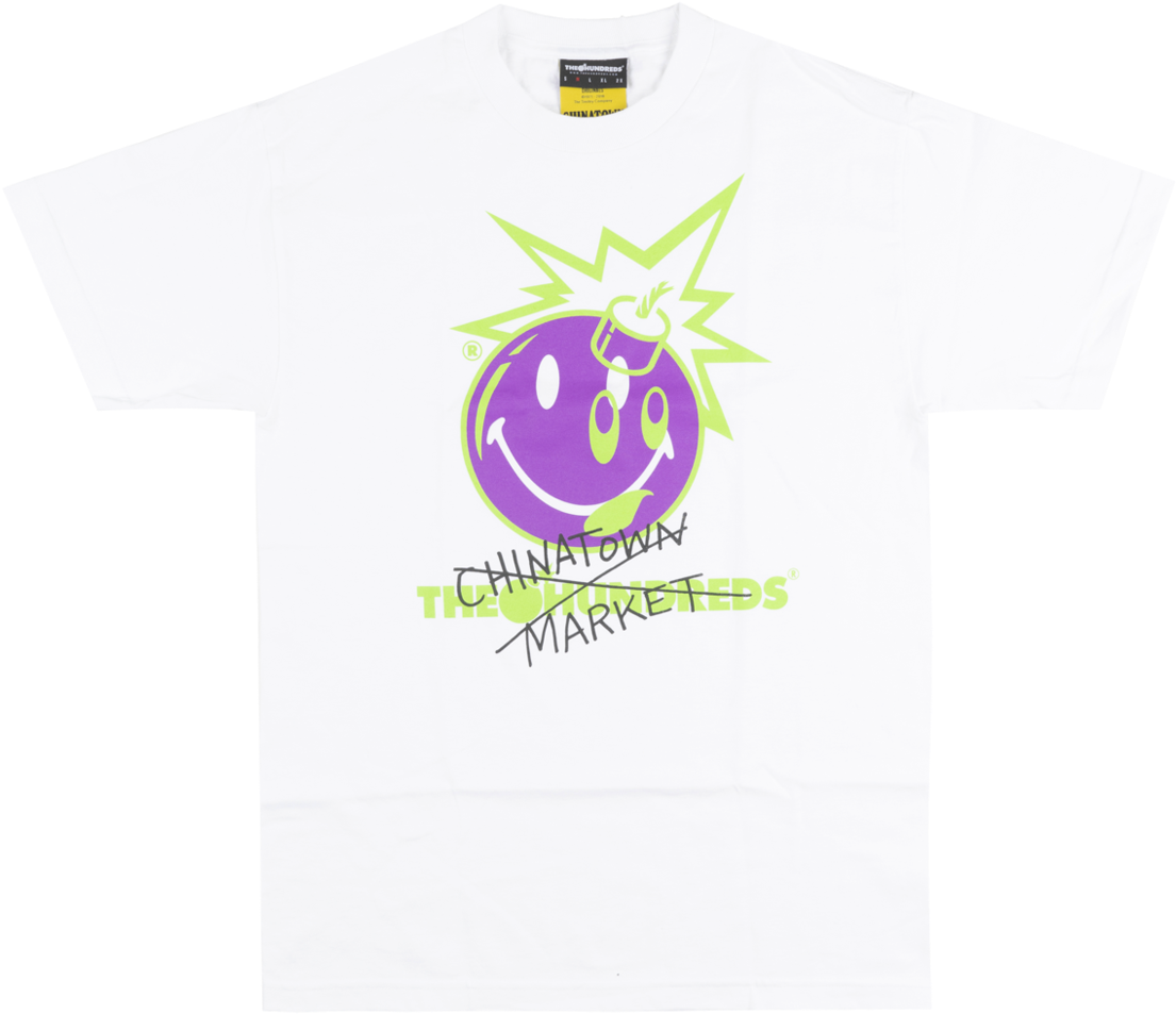 The Hundreds X Chinatown Market Crossout Adam T-shirt (1140x972), Png Download