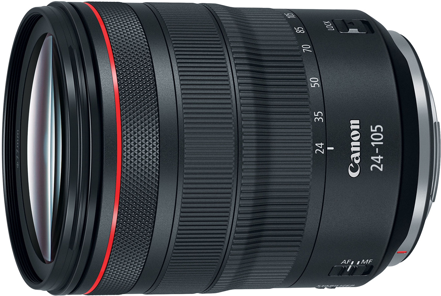 Canon Eos Rf 24-105mm - Canon (1500x1082), Png Download
